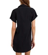 Bella Dahl Roll Sleeve Pocket Shirt