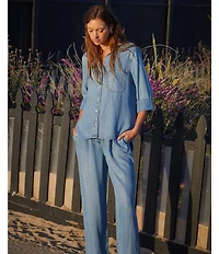 Bella Dahl Shirt Tail Button Down Blouse