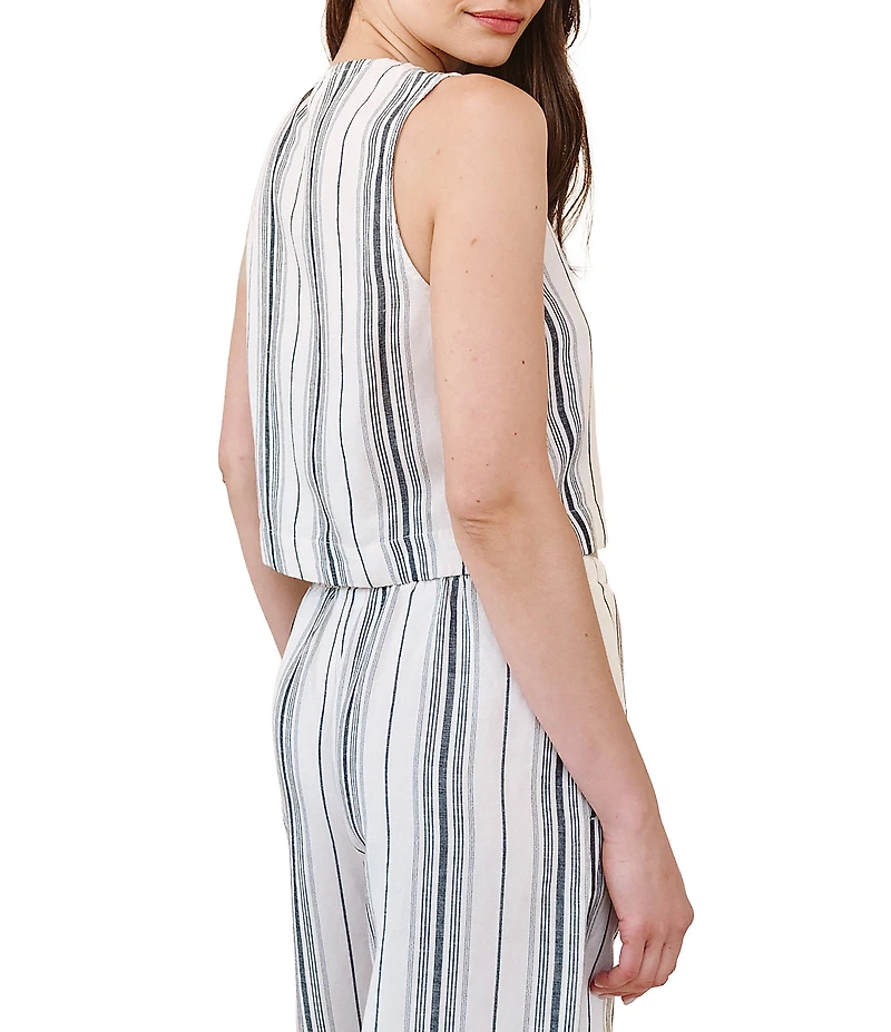 Bella Dahl Sleeveless Button Front Coordinating Top