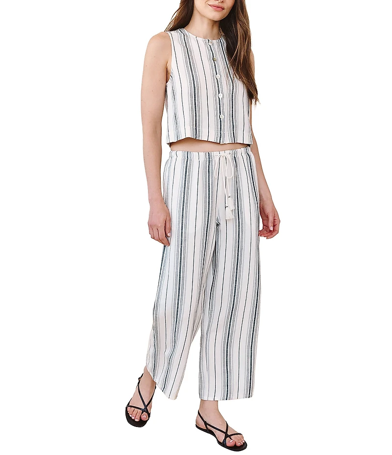 Bella Dahl Sleeveless Button Front Coordinating Top