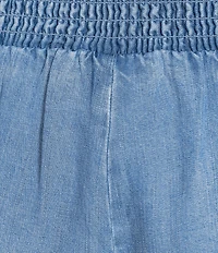 Bella Dahl Smocked Waist Denim Pants