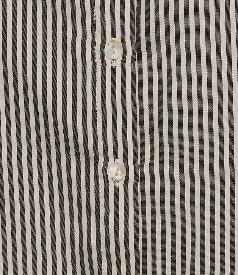 Bella Dahl Stripe Spread Collar Long Sleeve Button Front Shirt