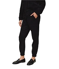Bella Dahl Woven Drawstring Front Cropped Jogger Pants