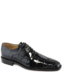 Belvedere Men's Mare Ostrich Cap-Toe Dress Oxfords