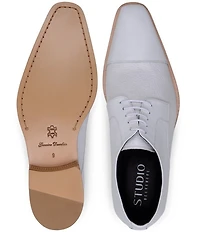 Belvedere Men's Alexander Leather Cap Toe Derby Dress Shoes