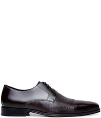 Belvedere Men's Alexander Leather Cap Toe Derby Dress Shoes