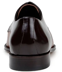 Belvedere Men's Alexander Two-Tone Deerskin Leather and Italian Calf Leather Cap Toe Derby Dress Shoes