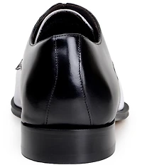 Belvedere Men's Alexander Two-Tone Deerskin Leather and Italian Calf Leather Cap Toe Derby Dress Shoes
