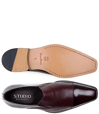 Belvedere Men's Andreo Deerskin Leather and Italian Calf Leather Cap Toe Derby Dress Shoes