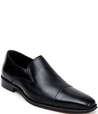 Belvedere Men's Andreo Deerskin Leather and Italian Calf Leather Cap Toe Derby Dress Shoes