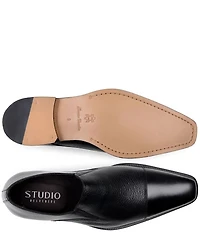 Belvedere Men's Andreo Deerskin Leather and Italian Calf Leather Cap Toe Derby Dress Shoes