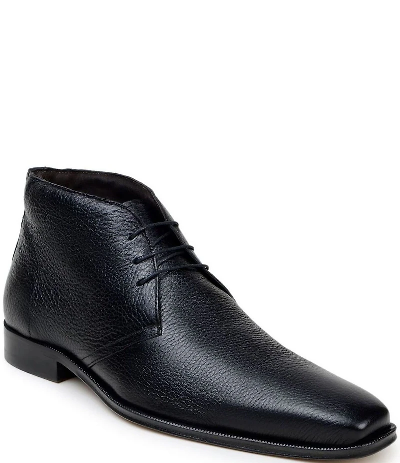 Belvedere Men's Axel Leather Lace Up Dress Boots