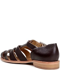 Belvedere Men's Elio Deerskin Leather Fisherman Sandals