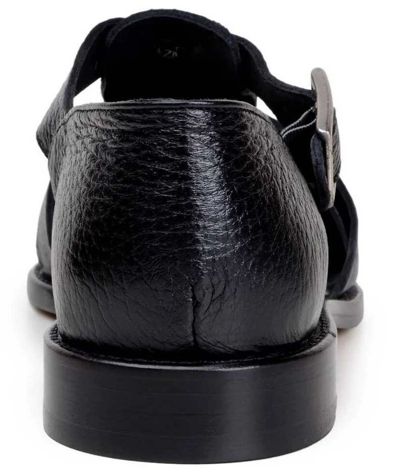 Belvedere Men's Elio Deerskin Leather Fisherman Sandals