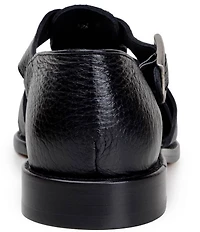 Belvedere Men's Elio Deerskin Leather Fisherman Sandals