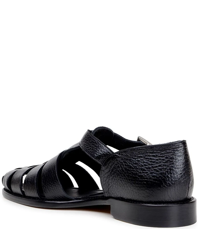 Belvedere Men's Elio Deerskin Leather Fisherman Sandals