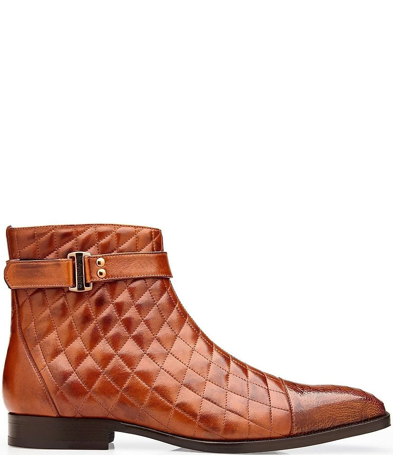 Belvedere Men's Libero Quilted Leather Boots