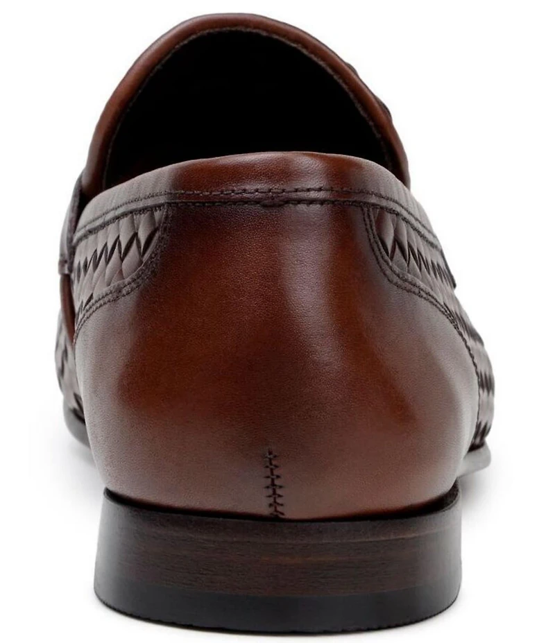 Belvedere Men's Luca Woven Leather Penny Loafers