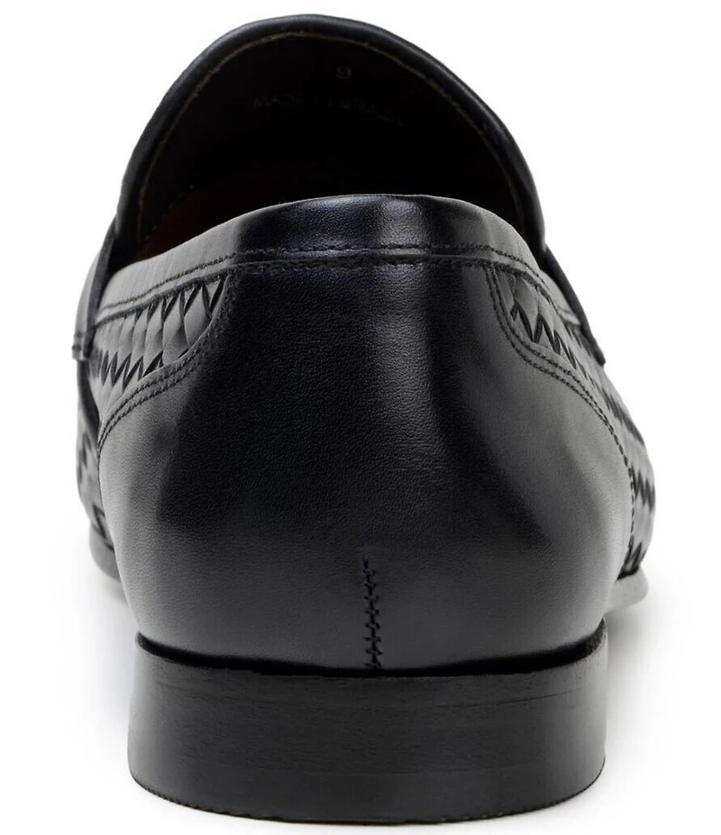 Belvedere Men's Luca Woven Leather Penny Loafers