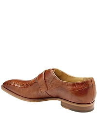 Belvedere Men's Marte Ostrich Monk Strap Dress Shoes