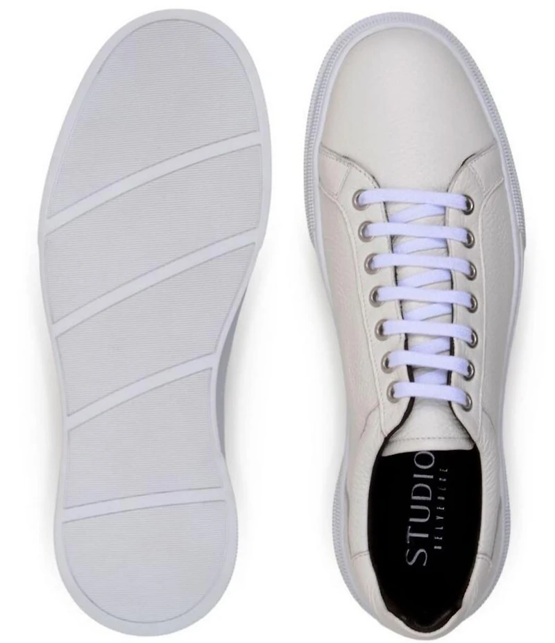 Belvedere Men's Matteo Deerskin Leather Sneakers