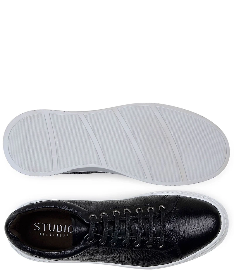 Belvedere Men's Matteo Deerskin Leather Sneakers