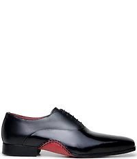 Belvedere Men's Nero Leather Dress Oxfords