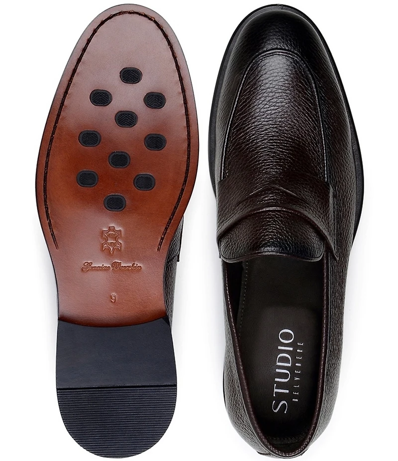 Belvedere Men's Nohr Leather Penny Loafers