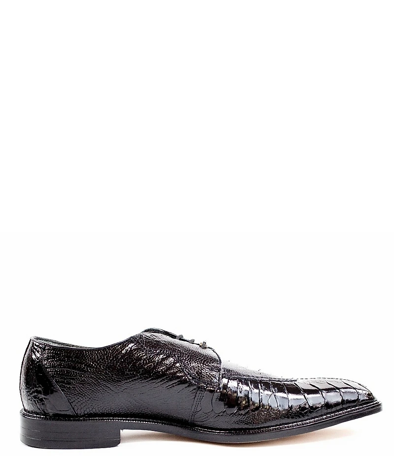 Belvedere Men's Siena Ostrich Square Toe Oxfords