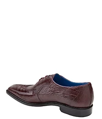 Belvedere Men's Siena Ostrich Square Toe Oxfords