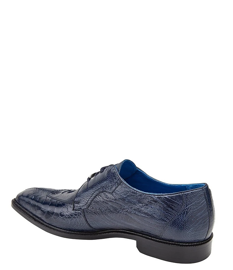 Belvedere Men's Siena Ostrich Square Toe Oxfords