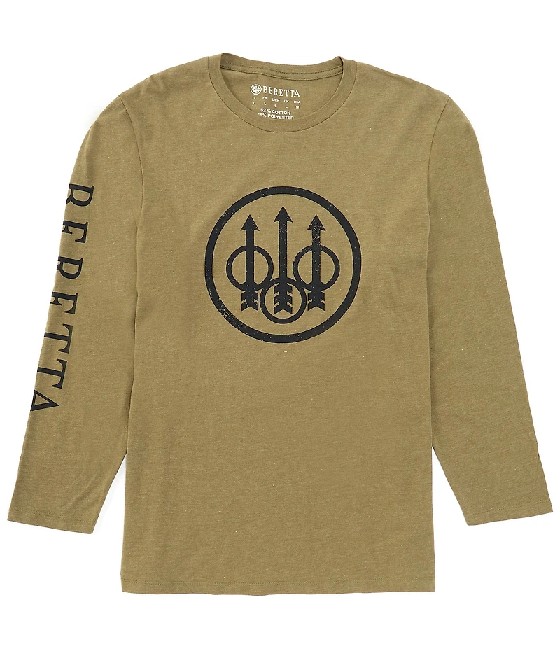 Beretta Trident Logo Long Sleeve T-Shirt