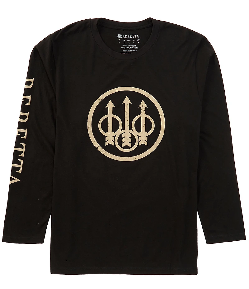 Beretta Trident Logo Long Sleeve T-Shirt