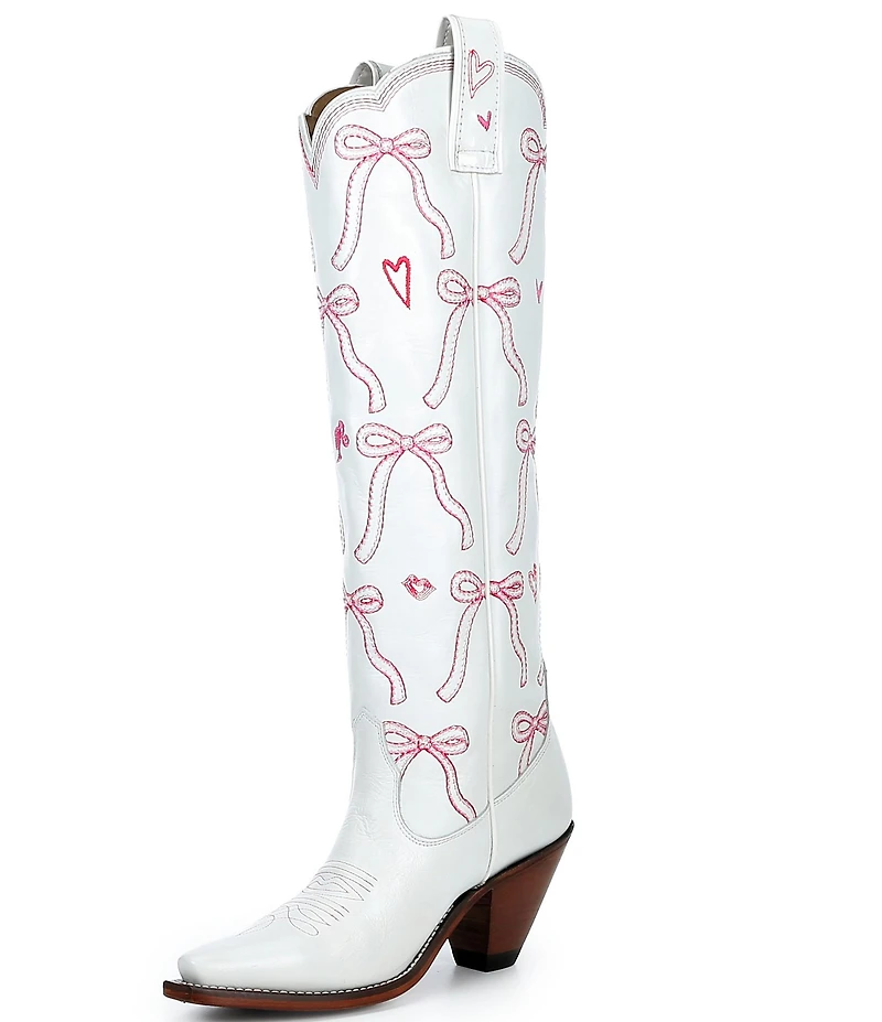 Besita Boots Barbie™ Chic Bow Leather Tall Western Boots