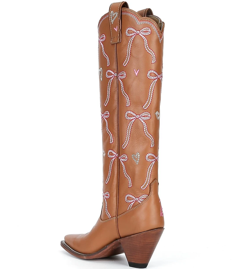 Besita Boots Barbie™ Chic Bow Leather Tall Western Boots
