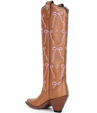 Besita Boots Barbie™ Chic Bow Leather Tall Western Boots