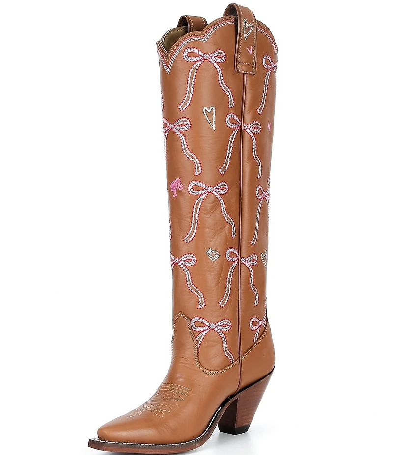 Besita Boots Barbie™ Chic Bow Leather Tall Western Boots