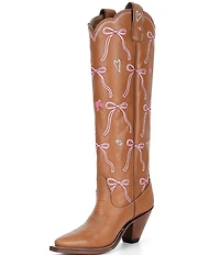 Besita Boots Barbie™ Chic Bow Leather Tall Western Boots
