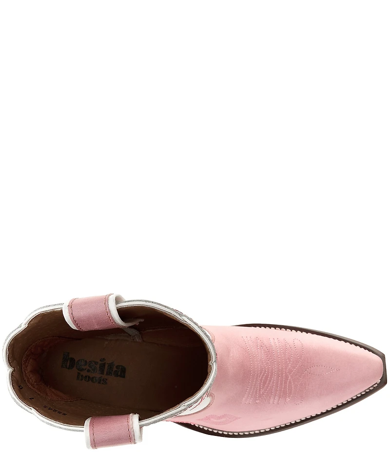 Besita Boots Barbie™ Glam Bow Leather Western Booties