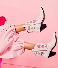 Besita Boots Lady Luck Heart Western Booties