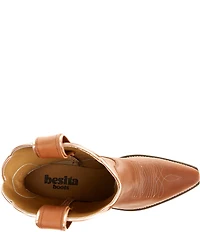 Besita Boots The Lucky Boot Leather Western Booties