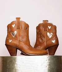 Besita Boots The Lucky Boot Leather Western Booties