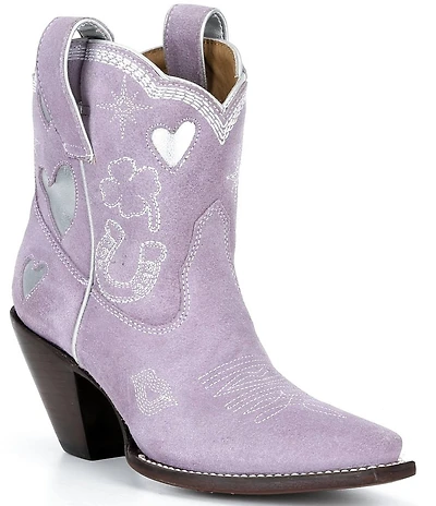 Besita Boots The Lucky Lavender Suede Booties