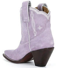 Besita Boots The Lucky Lavender Suede Booties