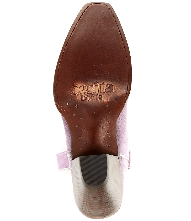 Besita Boots The Lucky Lavender Suede Booties