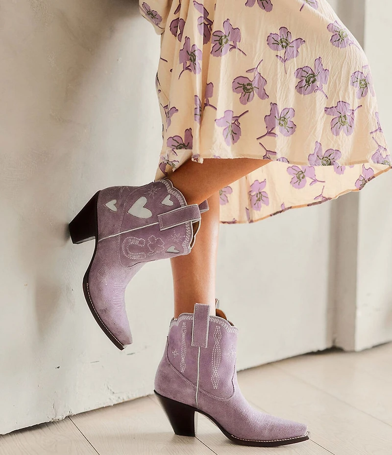 Besita Boots The Lucky Lavender Suede Booties