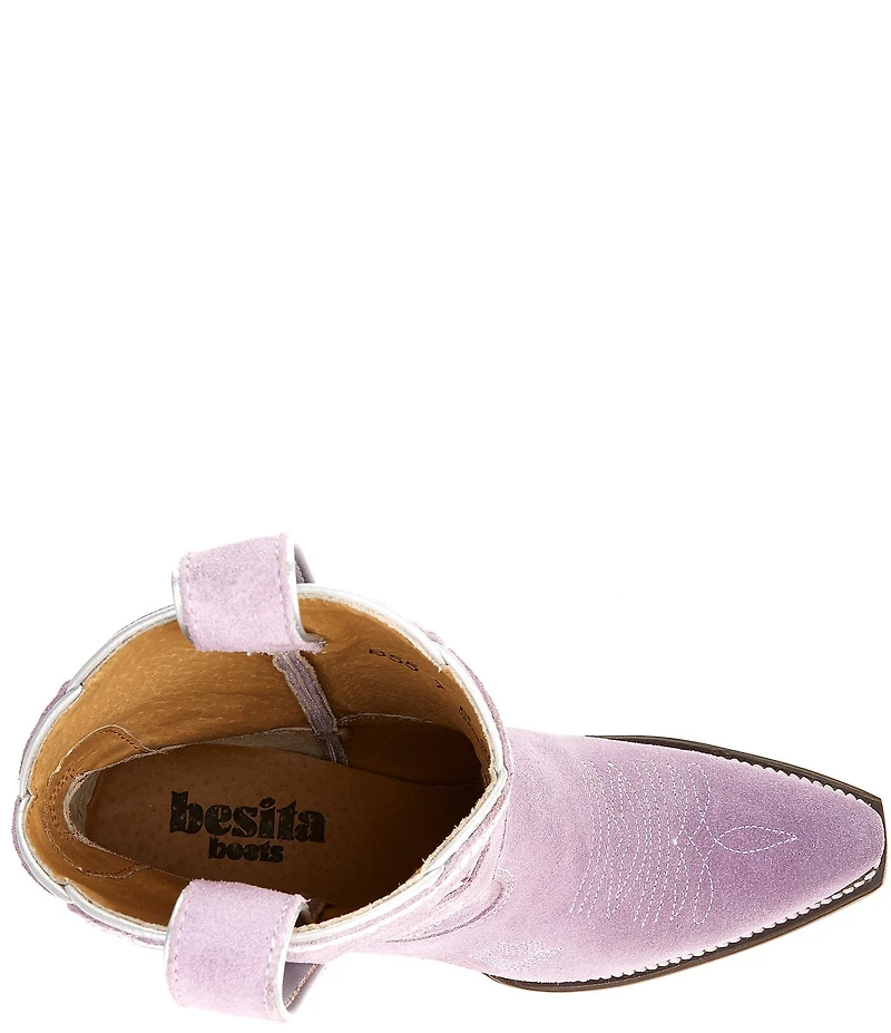 Besita Boots The Lucky Metallic Leather Booties