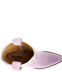 Besita Boots The Lucky Metallic Leather Booties