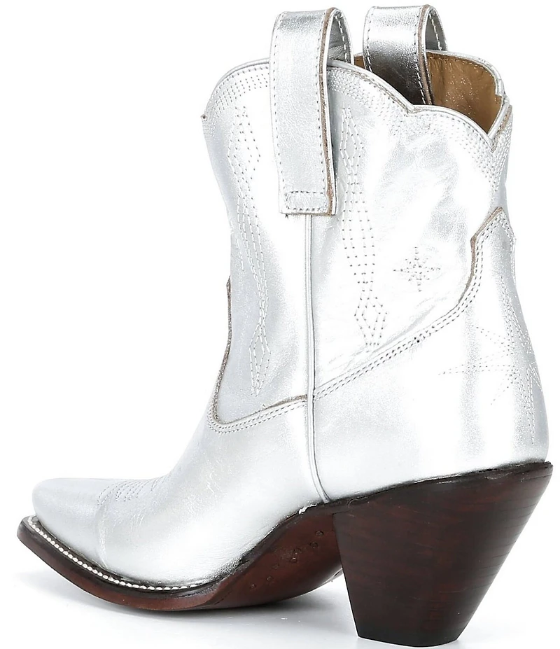 Besita Boots The Lucky Metallic Leather Booties