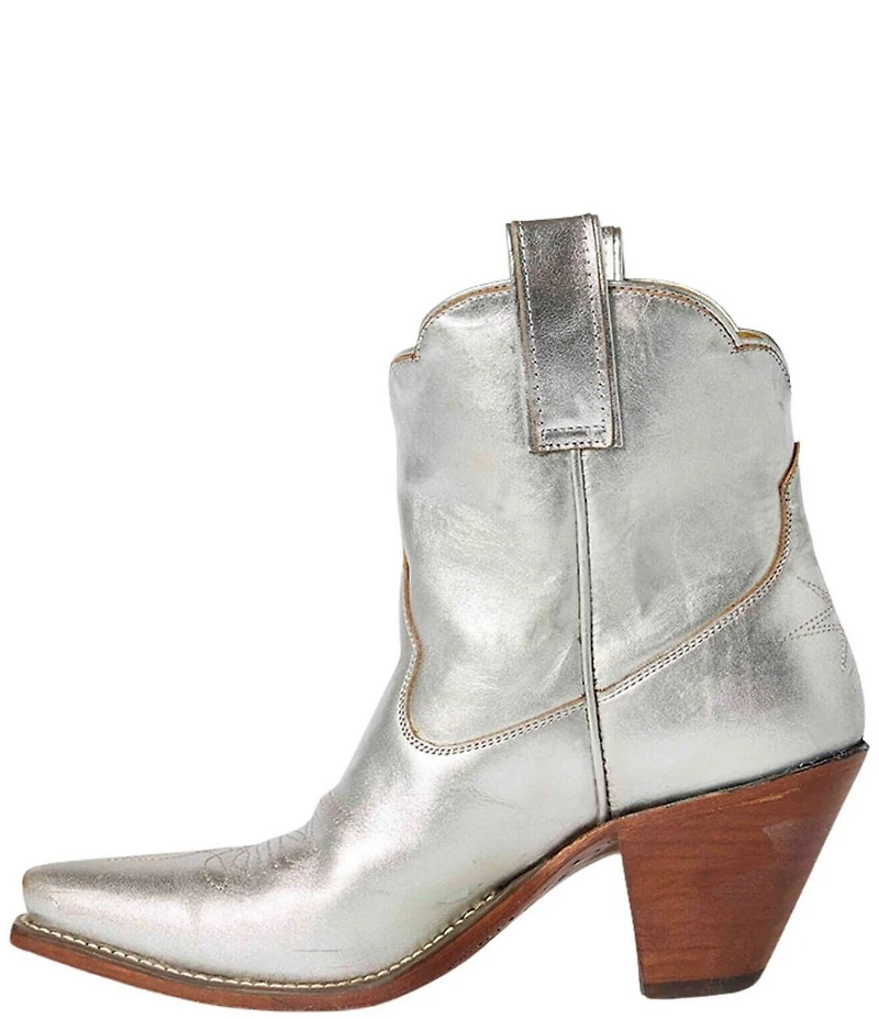 Besita Boots The Lucky Metallic Leather Booties